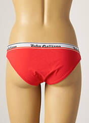 Bas de maillot de bain rouge JOHN GALLIANO pour femme seconde vue