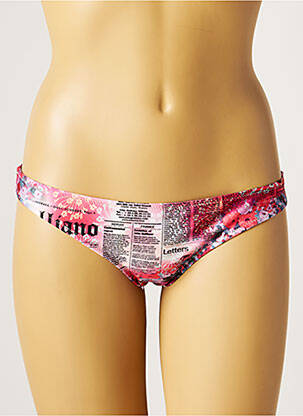 Bas de maillot de bain rose JOHN GALLIANO pour femme