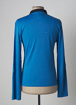 Polo manches longues manches longues bleu KATZ OUTFITTER homme