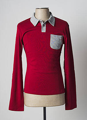 Polo manches longues manches longues rouge KATZ OUTFITTER homme