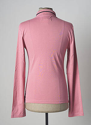 Polo manches longues manches longues rose KATZ OUTFITTER homme