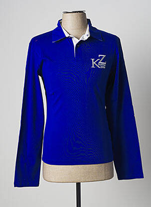 Polo manches longues manches longues bleu KATZ OUTFITTER homme