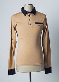 Polo manches longues manches longues beige KATZ OUTFITTER homme