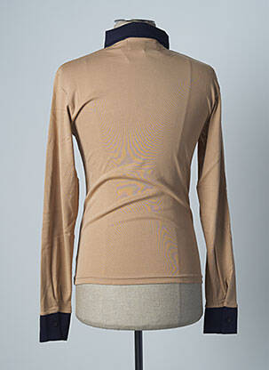 Polo manches longues manches longues beige KATZ OUTFITTER homme