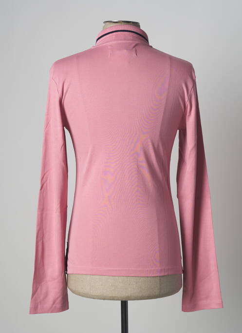 Polo manches longues manches longues rose KATZ OUTFITTER homme