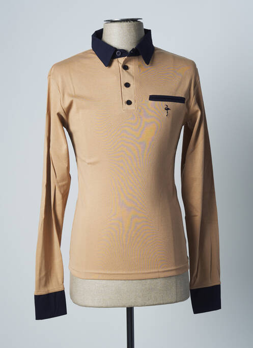 Polo beige KATZ OUTFITTER pour homme