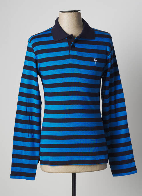 Polo bleu KATZ OUTFITTER pour homme