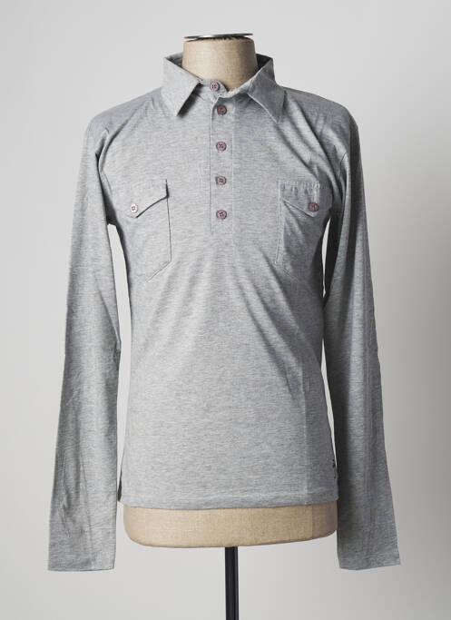 Polo gris KATZ OUTFITTER pour homme