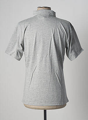Polo tissage jersey manches courtes gris KATZ OUTFITTER homme