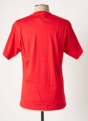 T-shirt tissage chiné manches courtes rouge KATZ OUTFITTER homme