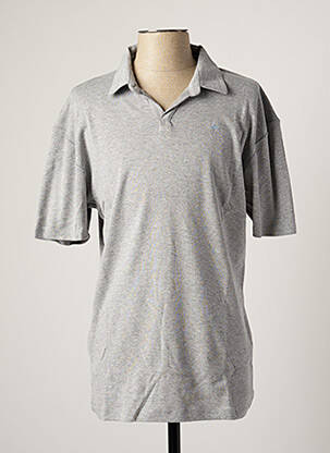 Polo tissage chiné manches courtes gris KATZ OUTFITTER homme