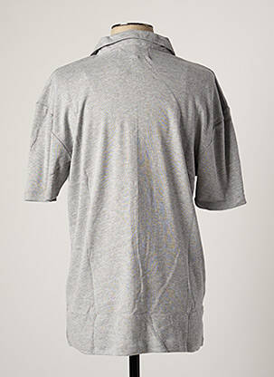 Polo tissage chiné manches courtes gris KATZ OUTFITTER homme