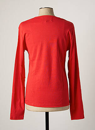T-shirt coupe cintrée manches longues rouge KATZ OUTFITTER homme