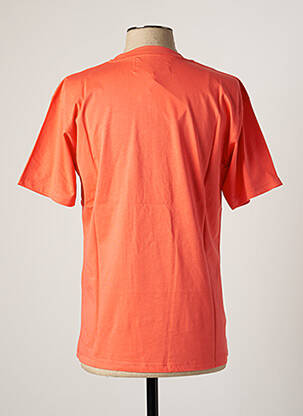 T-shirt broderie manches courtes orange KATZ OUTFITTER homme