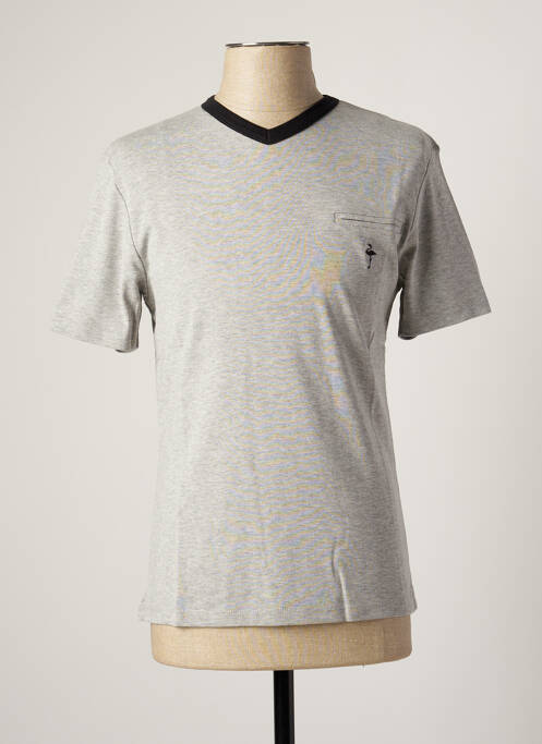 T-shirt gris KATZ OUTFITTER pour homme