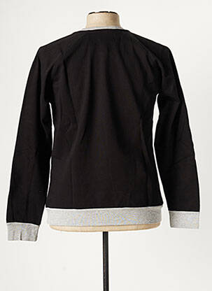 Sweat-shirt tissage jersey manches longues noir KATZ OUTFITTER homme
