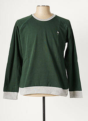 Sweat-shirt vert KATZ OUTFITTER pour homme