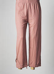 Pantalon large rose FRANCK ANNA pour femme seconde vue