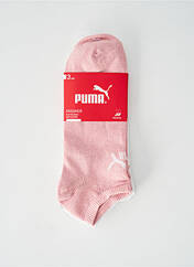 Chaussettes rose PUMA pour femme seconde vue