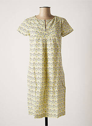 Robe courte manches courtes manches courtes vert NINATI femme