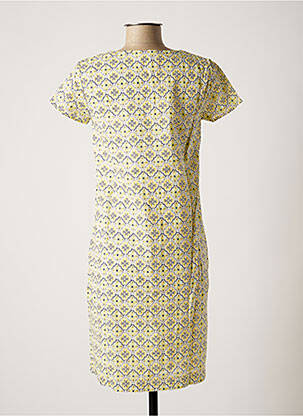 Robe courte manches courtes manches courtes vert NINATI femme