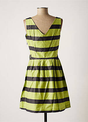 Robe courte sans manche sans manche vert NINATI femme