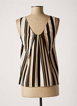 Blouse col rond sans manche vert NINATI femme