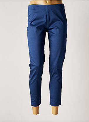Pantalon 7/8 stretch taille normale bleu NINATI femme