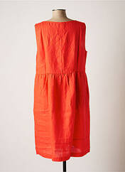 Robe mi-longue orange NINATI pour femme seconde vue