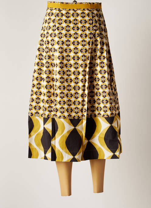 Jupe longue beige NINATI pour femme