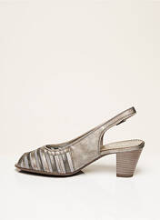 Sandales/Nu pieds gris ARA pour femme seconde vue