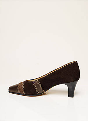 Escarpins talon aiguille talon de 4 à 6cm marron J & W femme
