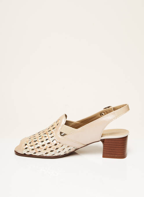 Sandales/Nu pieds beige OMBELLE pour femme