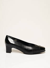 Ballerines carré talon de 4 à 6cm noir HASLEY femme