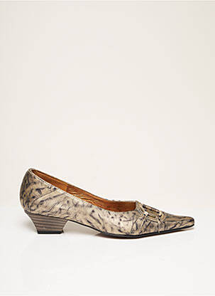 Escarpins matière lisse talon de 4 à 6cm beige TRINITY femme