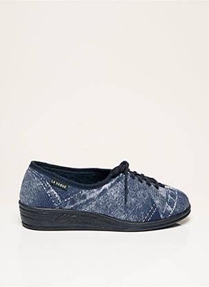 Chaussures de confort fermeture lacets talon plat jusqu'à 3cm bleu LA VAGUE femme