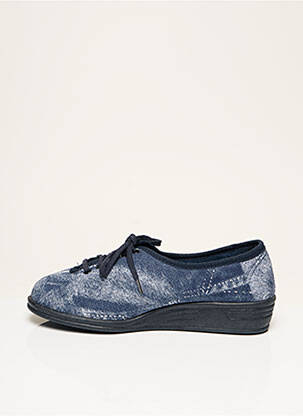 Chaussures de confort talon compensé talon plat jusqu'à 3cm bleu LA VAGUE femme
