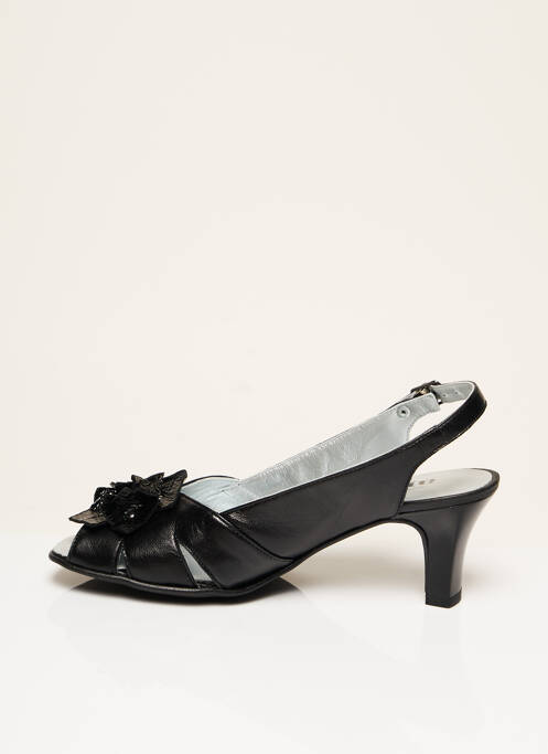 Sandales/Nu pieds noir ARTIKA SOFT pour femme