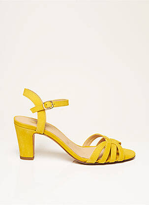 Sandales/Nu pieds jaune BOBBIES pour femme