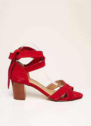 Sandales/Nu pieds rouge BOBBIES pour femme