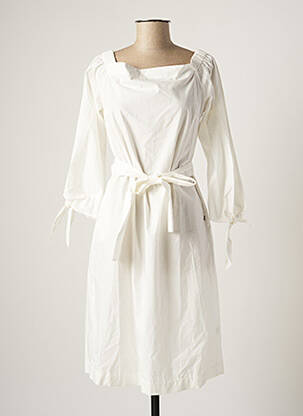 Robe mi-longue blanc OTTOD'AME pour femme