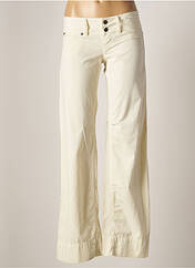 Pantalon large beige FORNARINA pour femme seconde vue