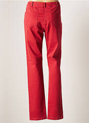 Pantalon slim rouge MADEMOISELLE AMBRE pour femme seconde vue