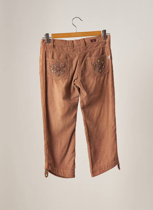 Pantacourt marron BOUCHE A BOUCHE pour femme