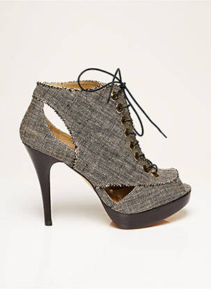 Sandales/nu pieds talon haut de 10cm et plus noir STUART WEITZMAN femme