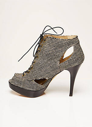 Sandales/nu pieds talon haut de 10cm et plus noir STUART WEITZMAN femme