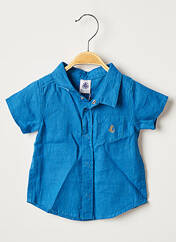 Chemise manches courtes bleu PETIT BATEAU pour enfant seconde vue
