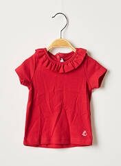 T-shirt rouge PETIT BATEAU pour enfant seconde vue