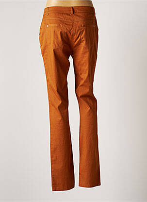 Pantalon droit stretch taille normale marron MERI & ESCA femme
