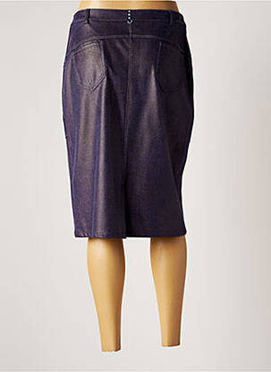 Jupe mi-longue taille normale bleu MERI & ESCA femme